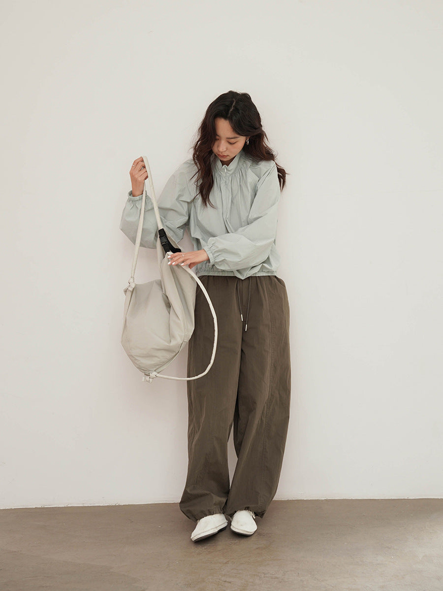 Drawstring Outdoor Casual Lazy Style Pants