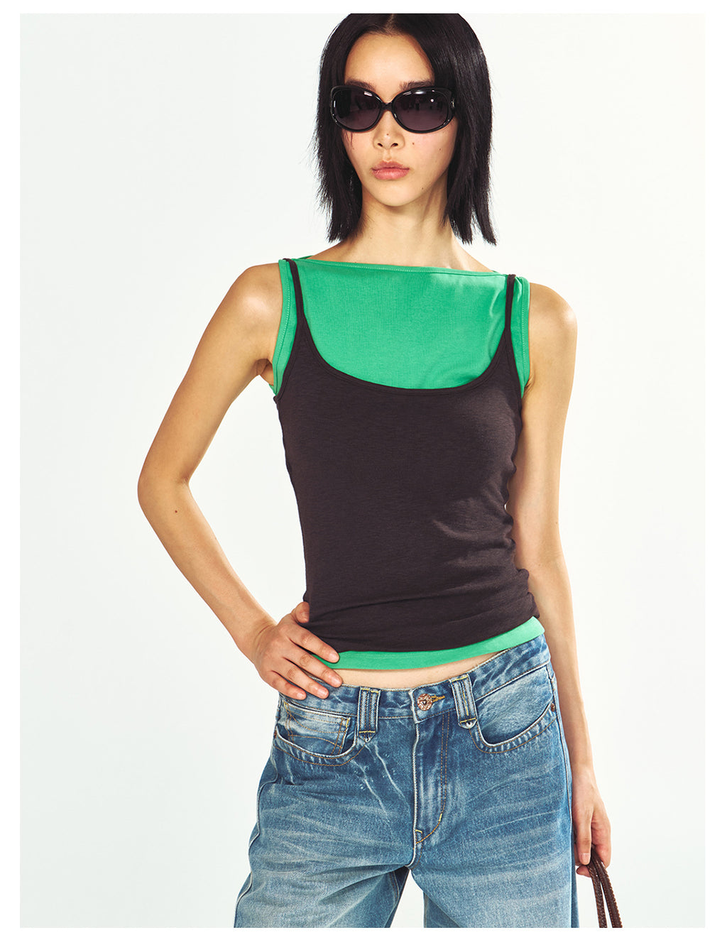 Slim Fit U-Neck Tank Top