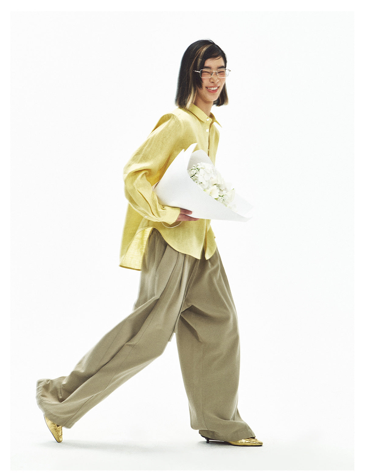 Comfortable Drape Drawstring Elastic Waist Casual Pants