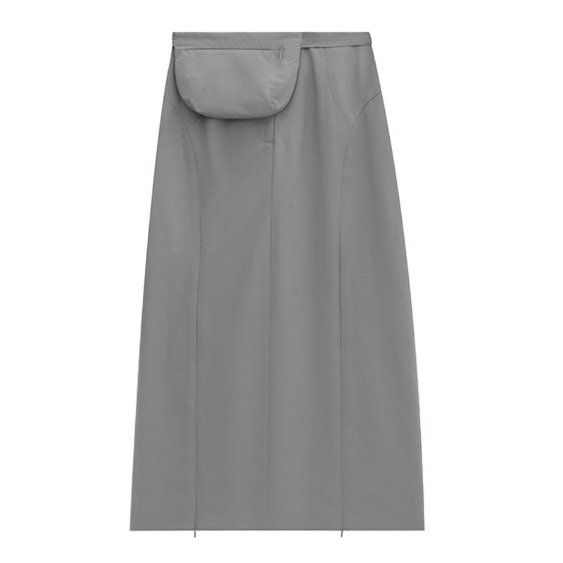 Waist Bag A-Line Maxi Skirt