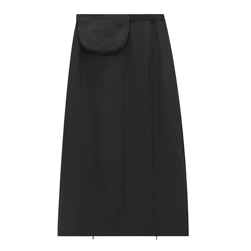 Waist Bag A-Line Maxi Skirt