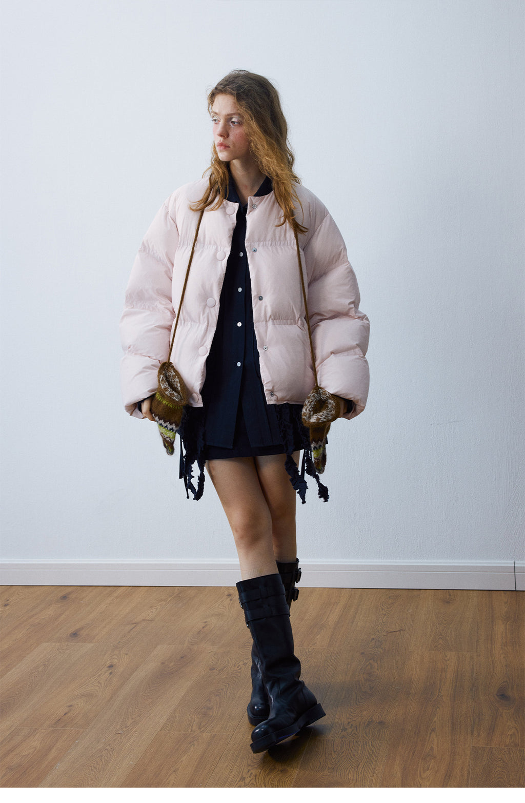 Cloud Puff Round-Neck Down Puffer Jacket