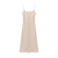 Rich Color Satin Spaghetti Strap Dress