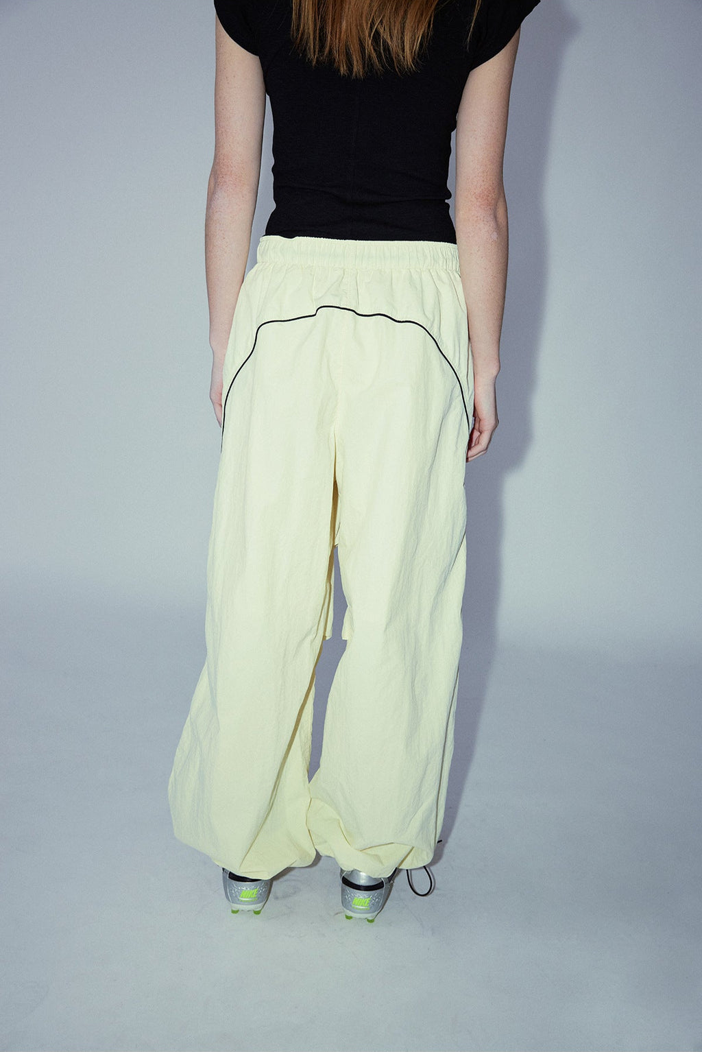 Adjustable Waist Nylon Sports Pants