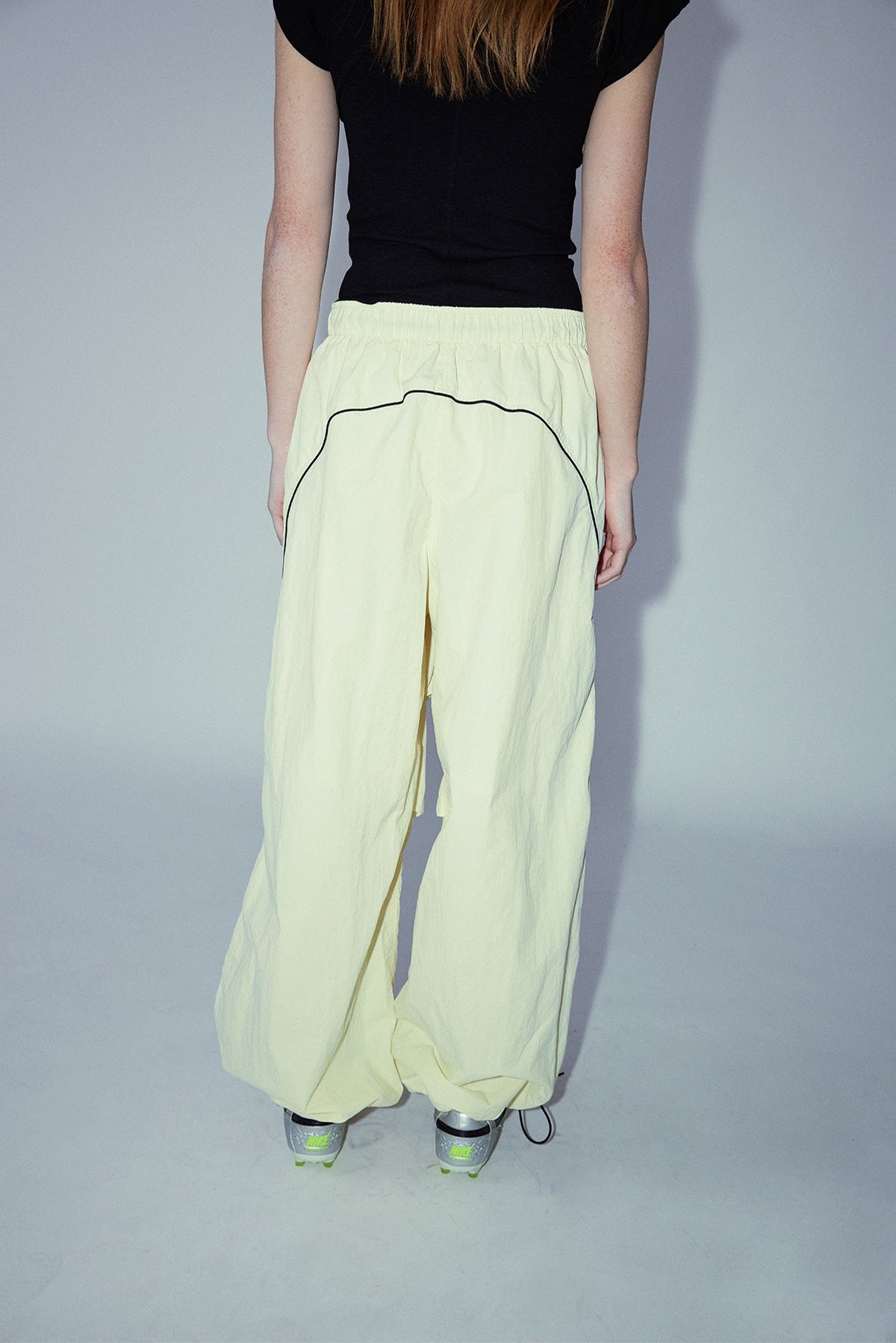 Adjustable Waist Nylon Sports Pants