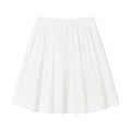 A-Line Pleated Silhouette Puffy Midi Skirt