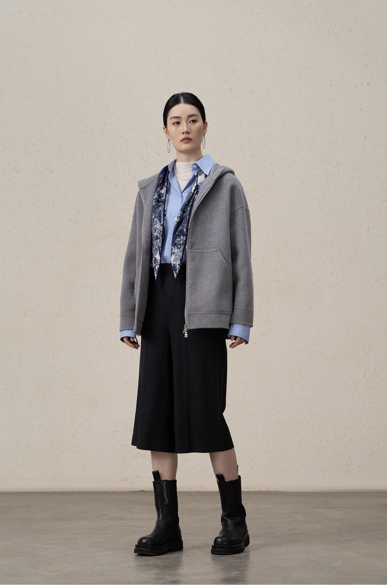 Ffluffy And Soft Wool Cashmere Double-sided Coat