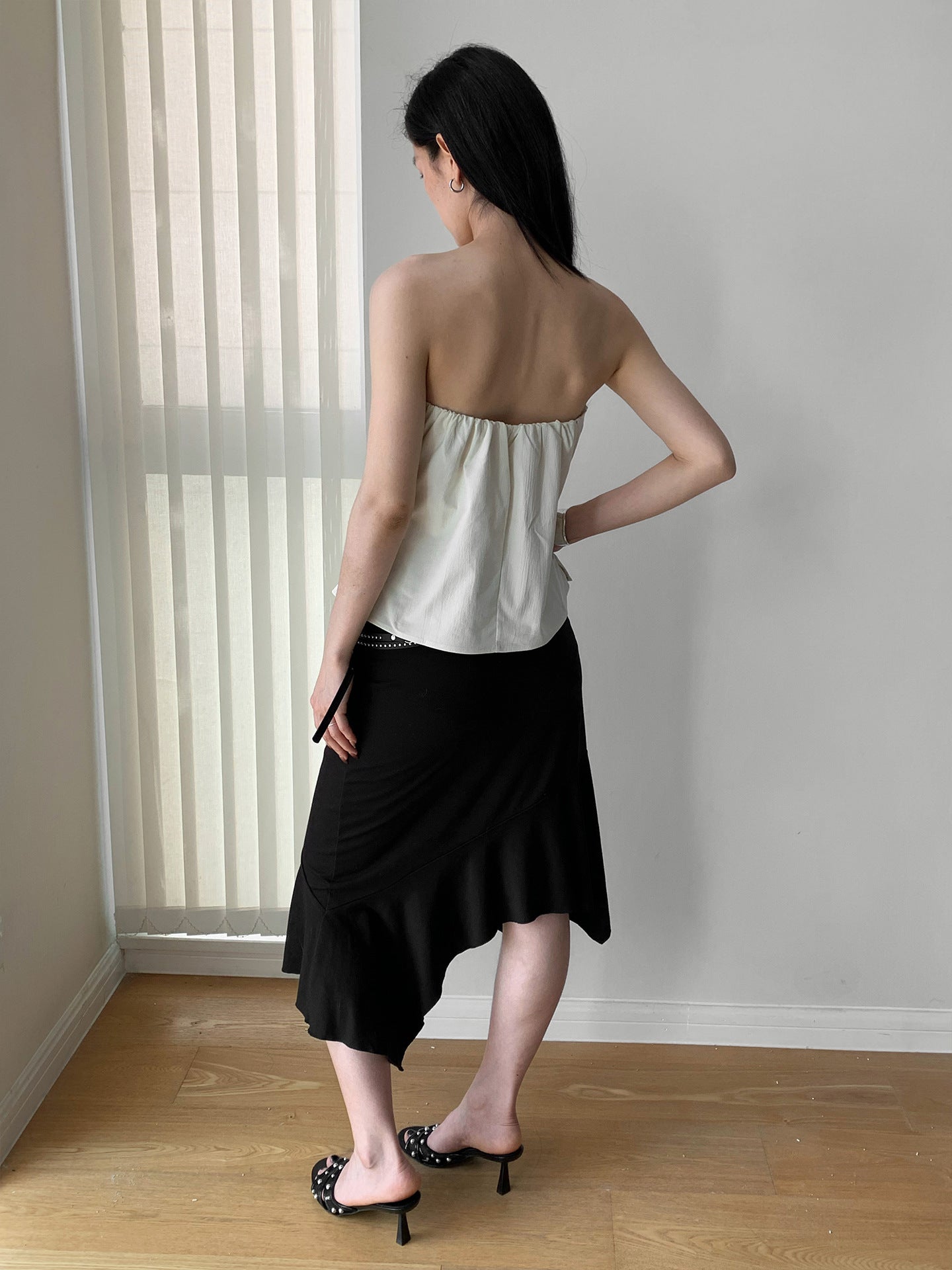 Pleated Versatile Bandeau Top