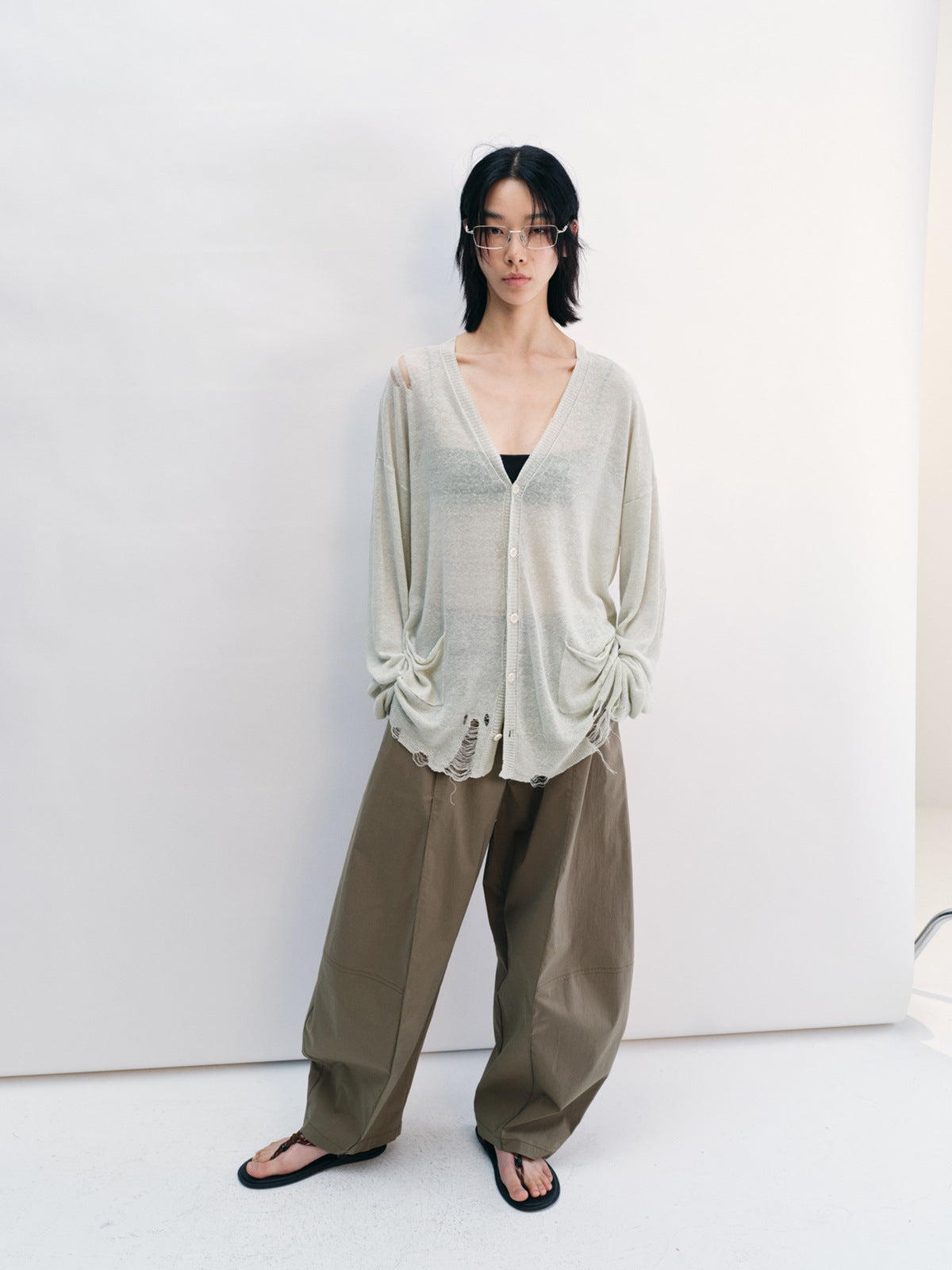 Light Athletic Pants Elastic Drawstring Pants