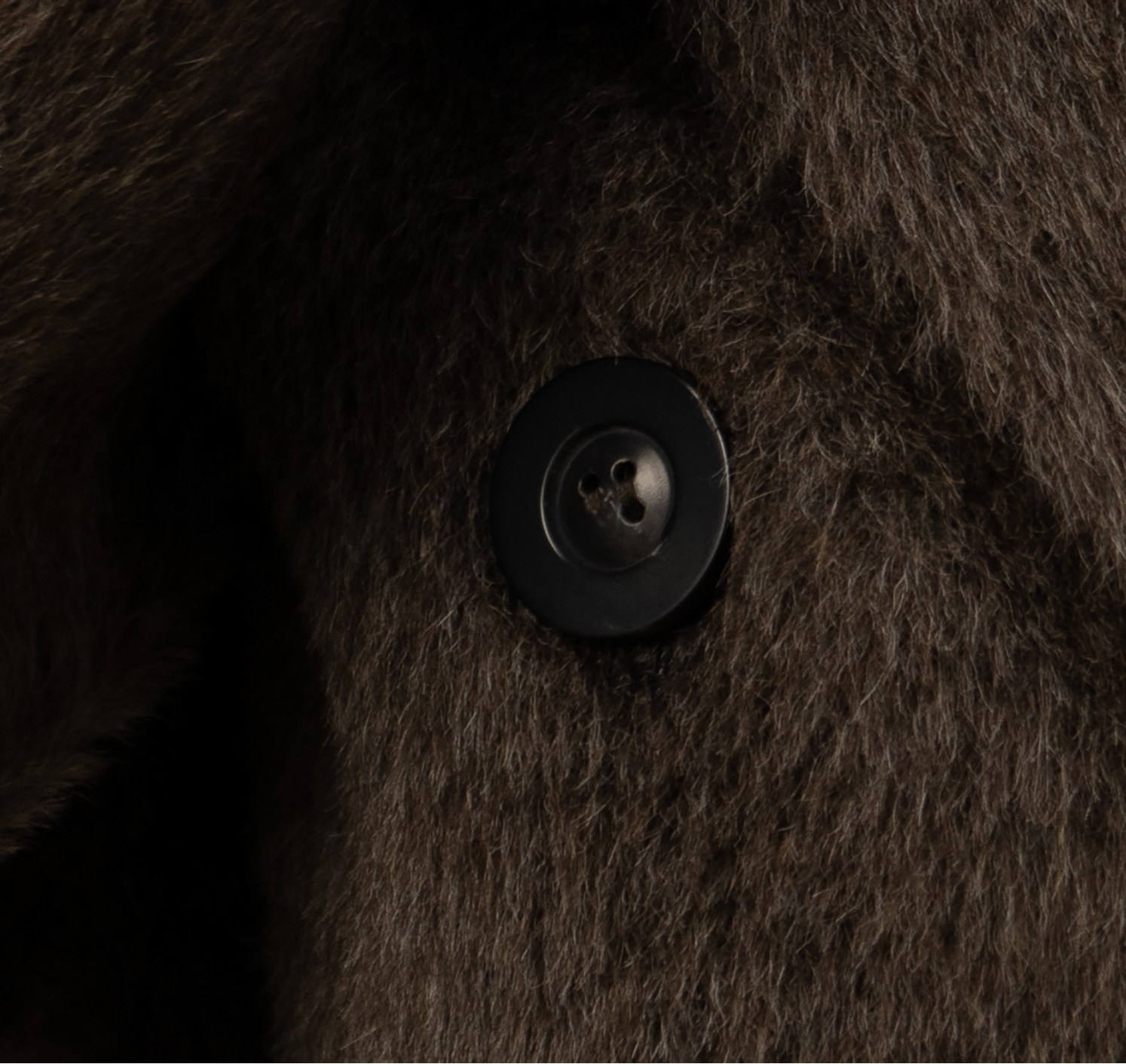 Merino Wool Fluffy Belted Long Coat