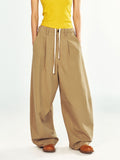 Drawstring Waist Casual Baggy Pants