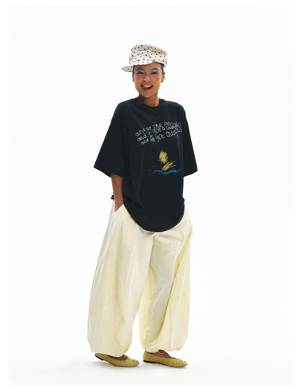 Super Baggy High-Waisted Parachute Pants