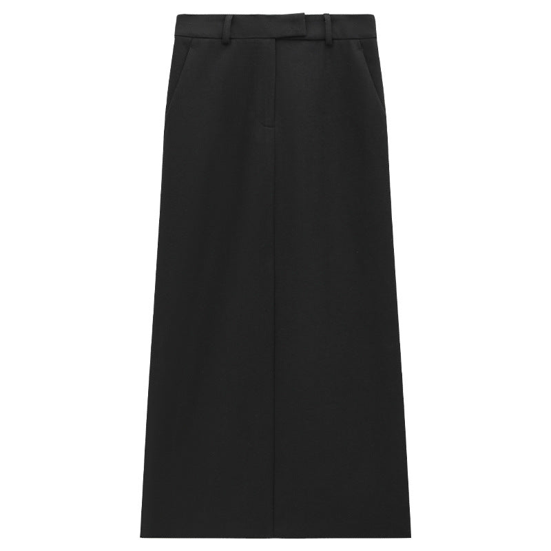 Smooth Hepburn Straight Maxi Skirt