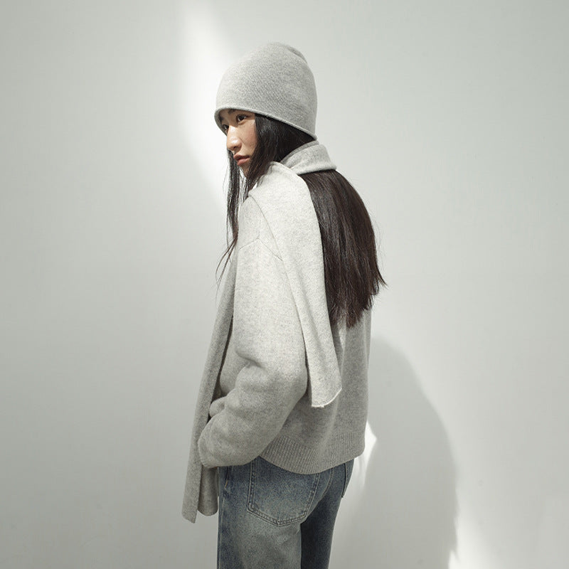 100% Wool Skin-friendly Warm Relaxed Scarf