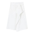 Asymmetric Wrap Midi Skirt