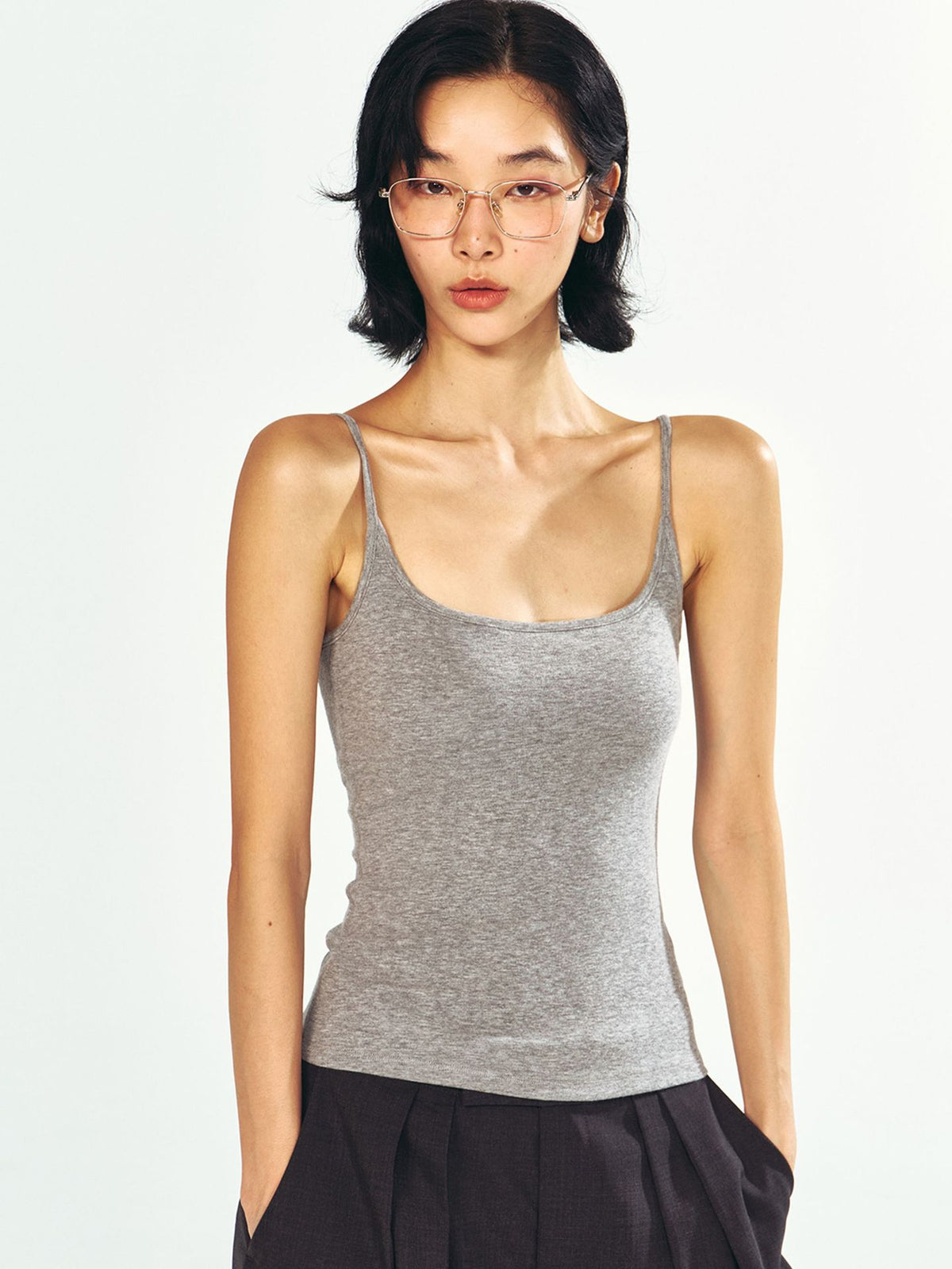 Slim Fit U-Neck Tank Top