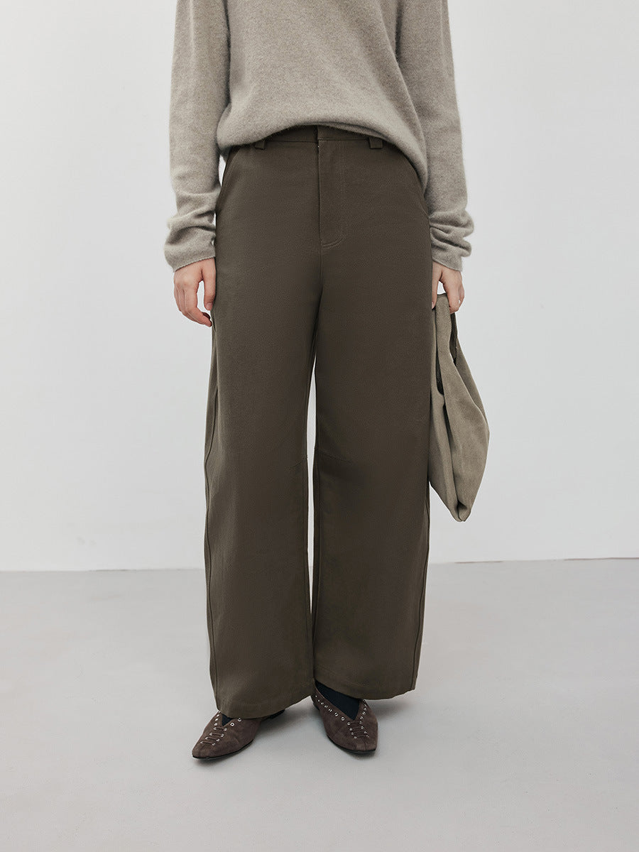 High Rise Barrel Leg Pants