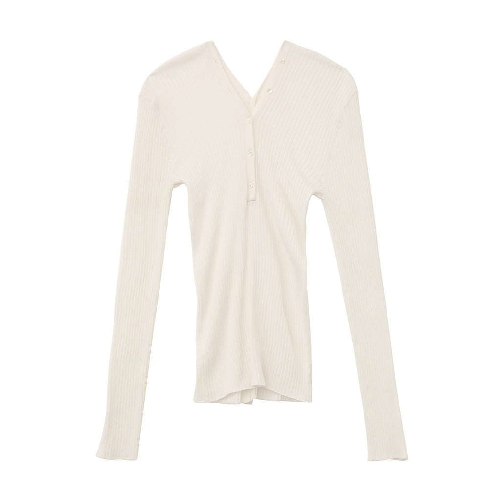 V-neck Knit Shirt