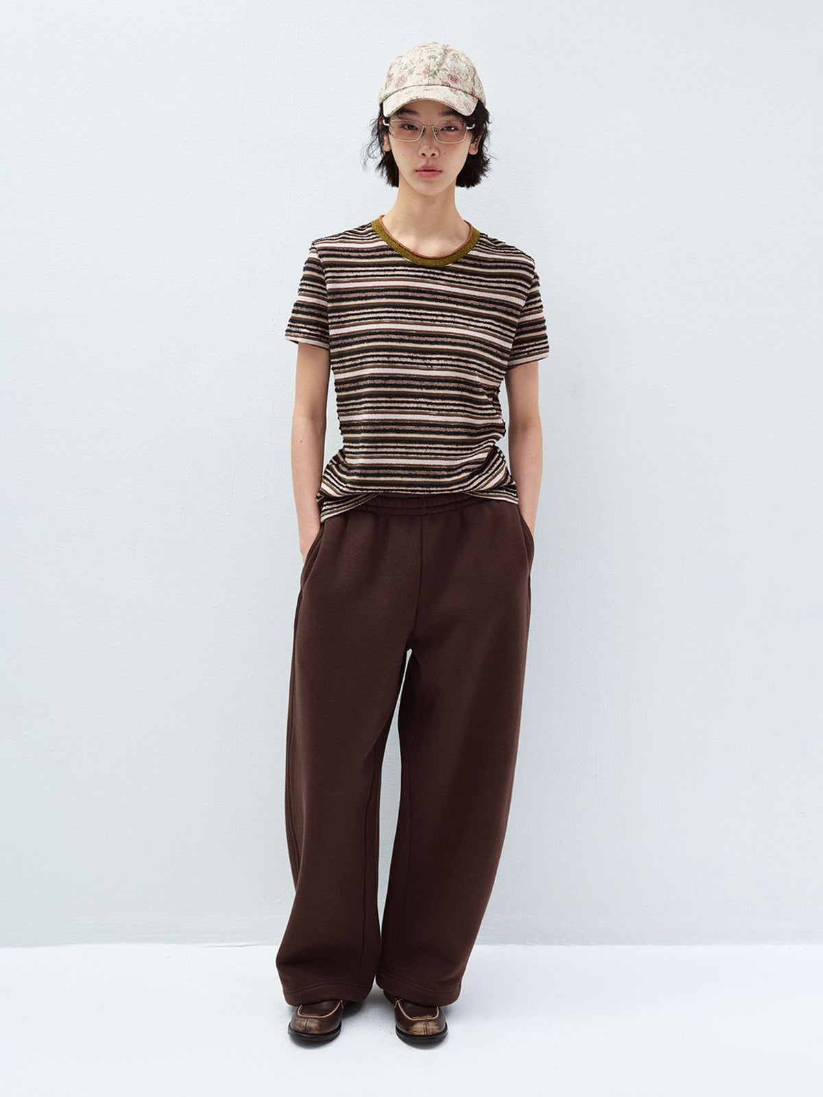 Thick Fleece Elastic Waist Sweatpants