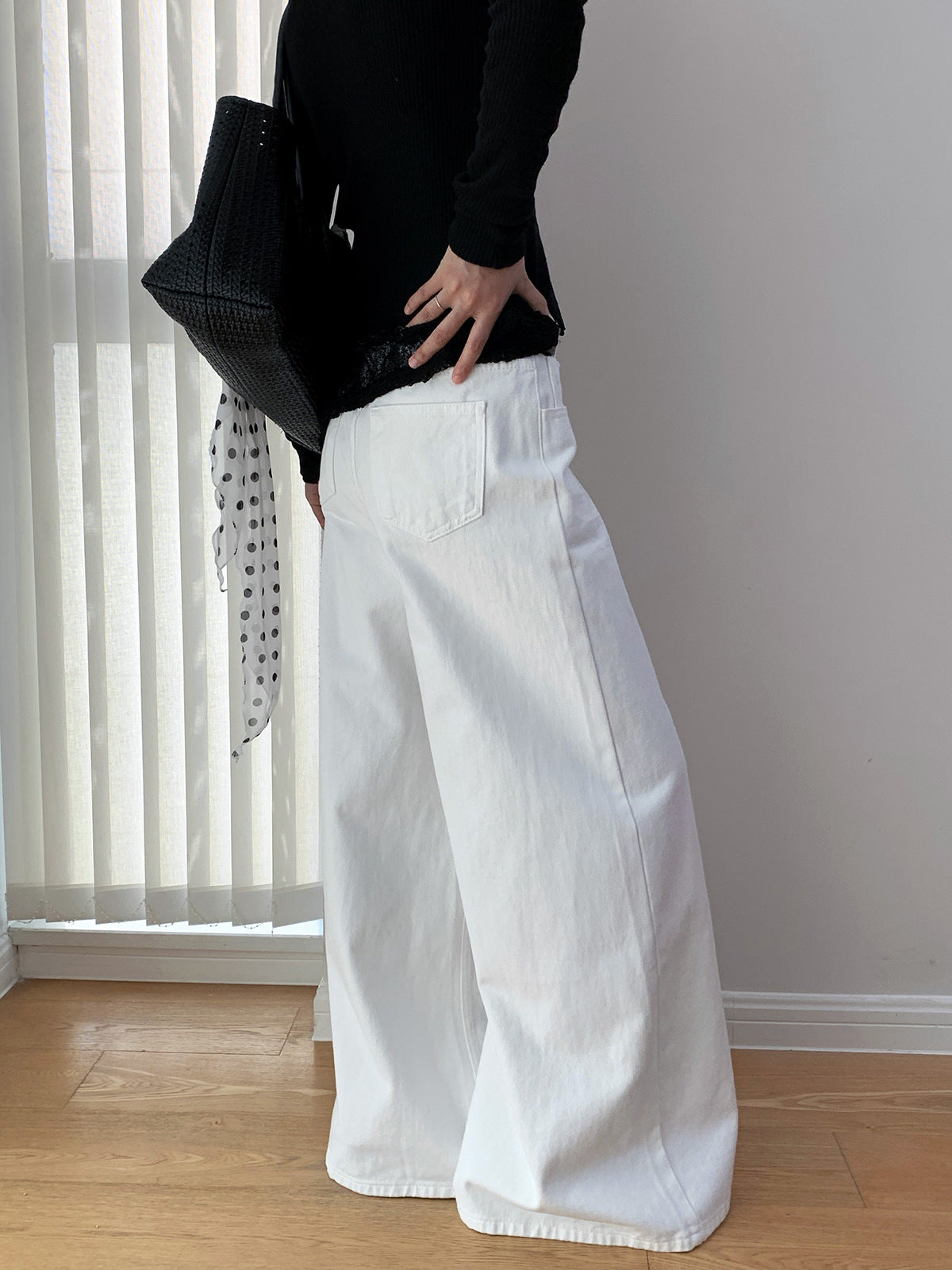 Wide-leg Baggy Casual Jeans