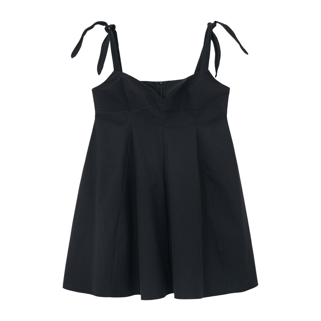 Adjustable Sweetheart Neck Cotton Dress Top