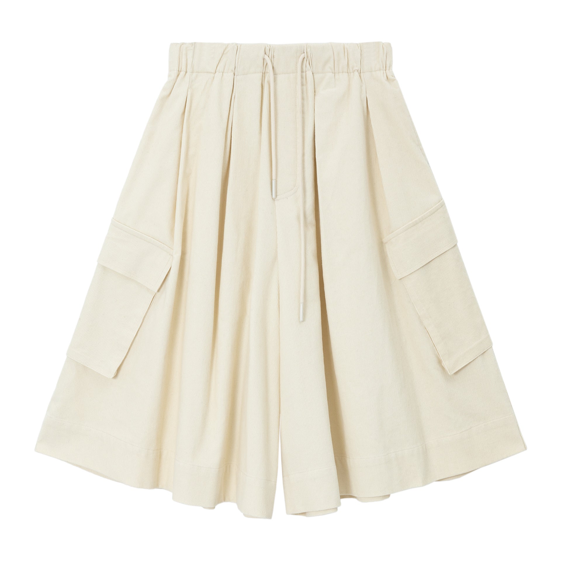 Corduroy Workwear Fit Comfortable Midi Skirt Pants