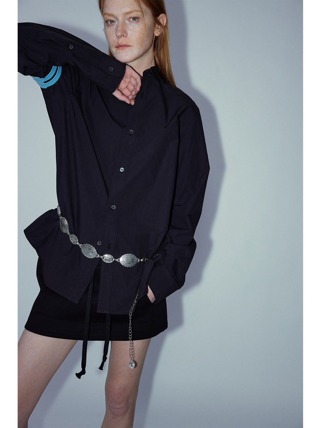 Single-breasted Long-sleeve Pure Cotton Shirt