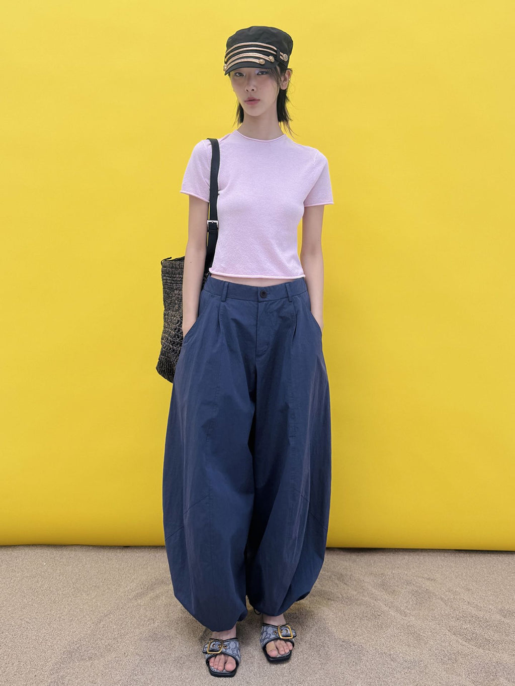 Super Baggy High-Waisted Parachute Pants