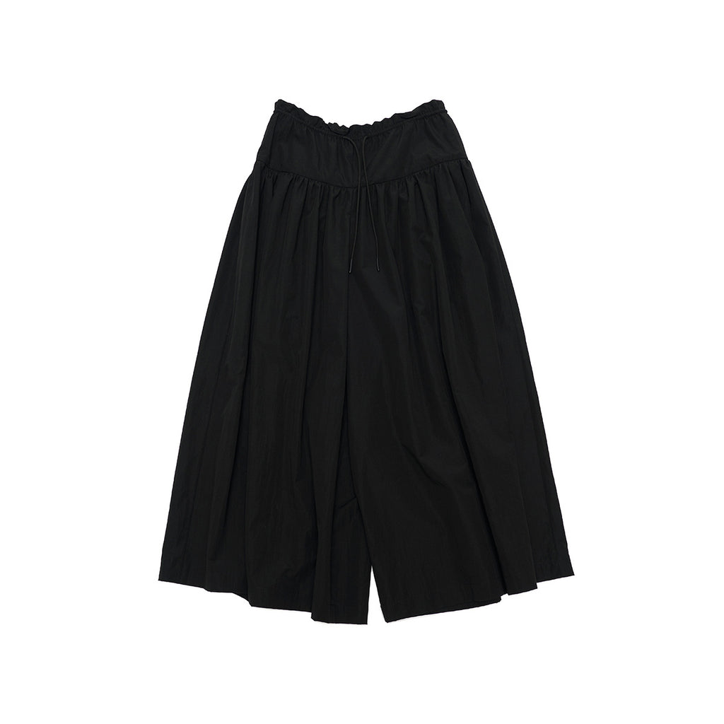 Versatile Lace High-Waist Wide-Leg Skirt Pants