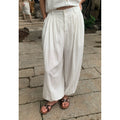 Lyocell Tencel Casual Parachute Wide-Leg Pants