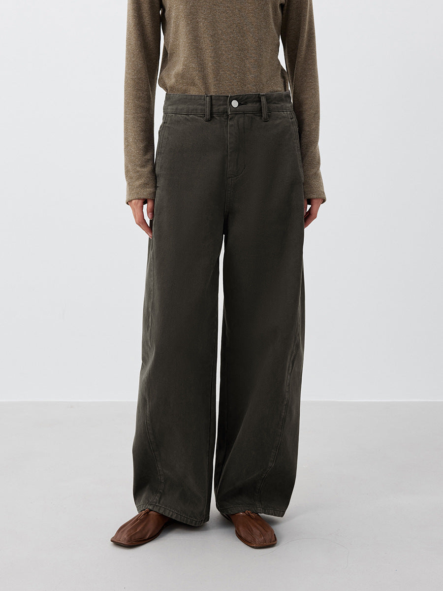 Relaxed Straight Leg Jeans