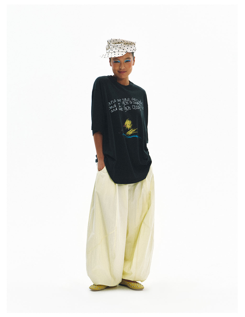 Super Baggy High-Waisted Parachute Pants