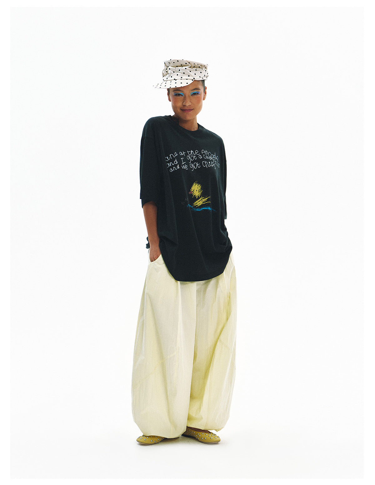 Super Baggy High-Waisted Parachute Pants