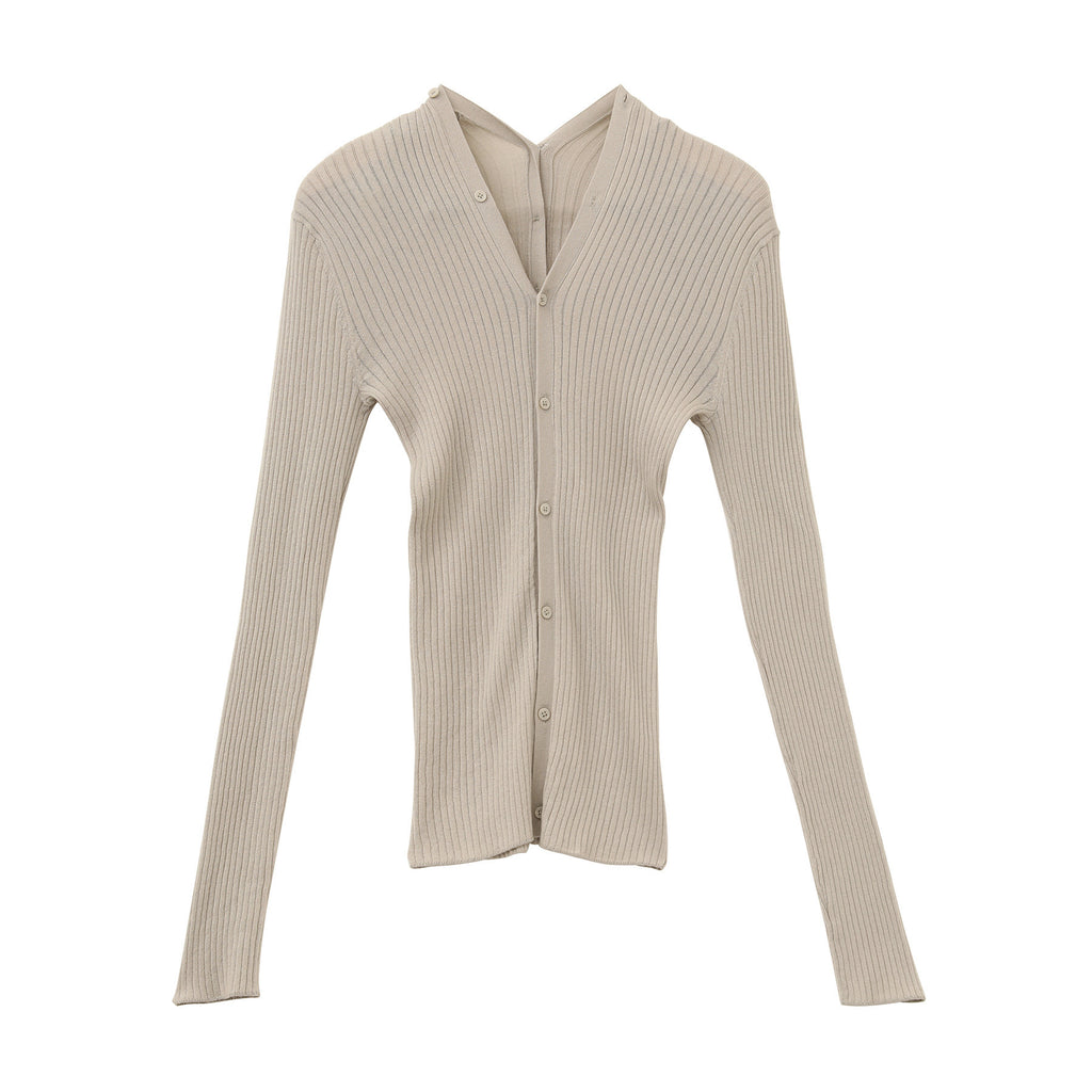 V-neck Knit Shirt
