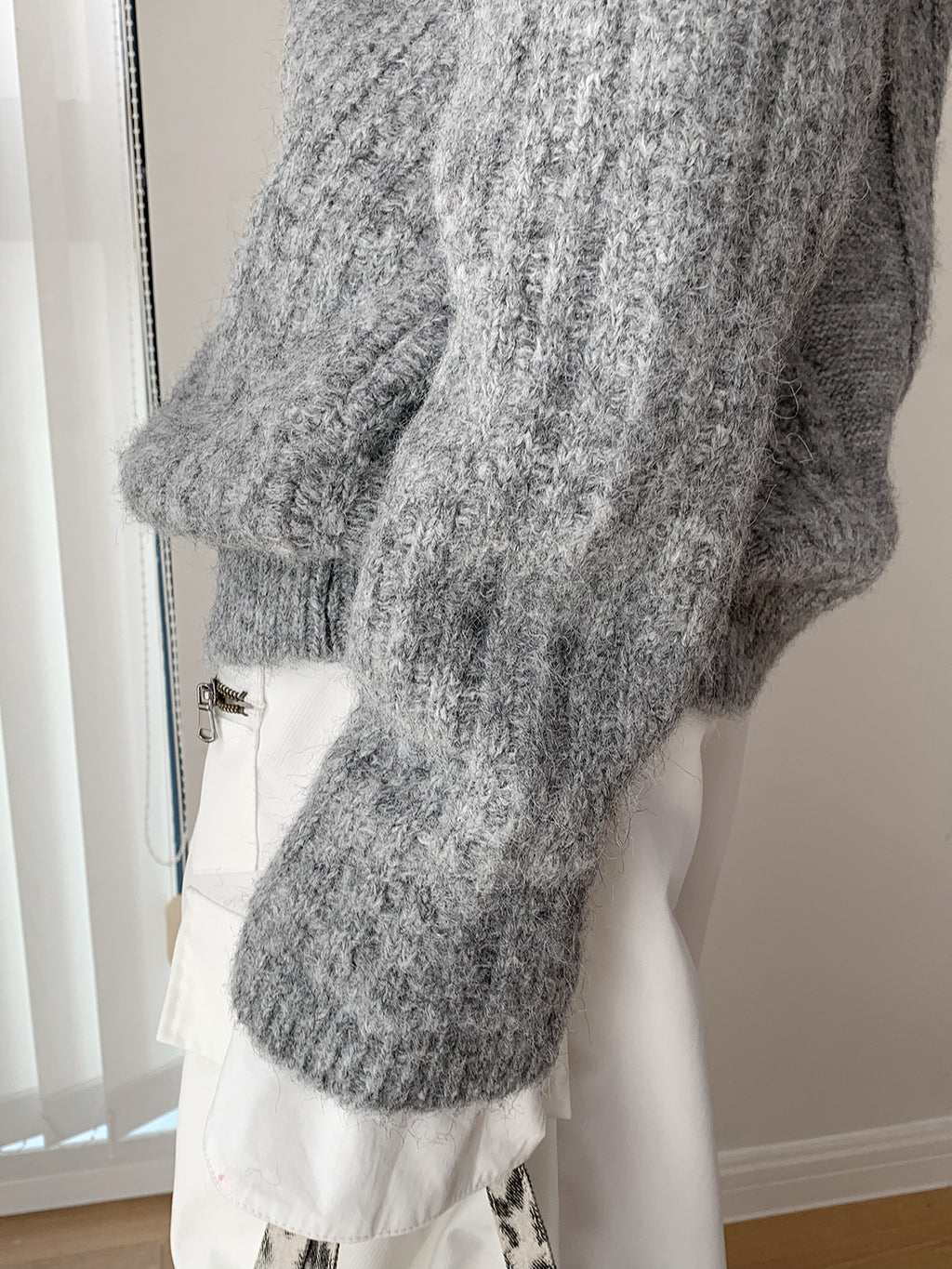 V-Neck Lapel Knit Warm Pullover Sweater