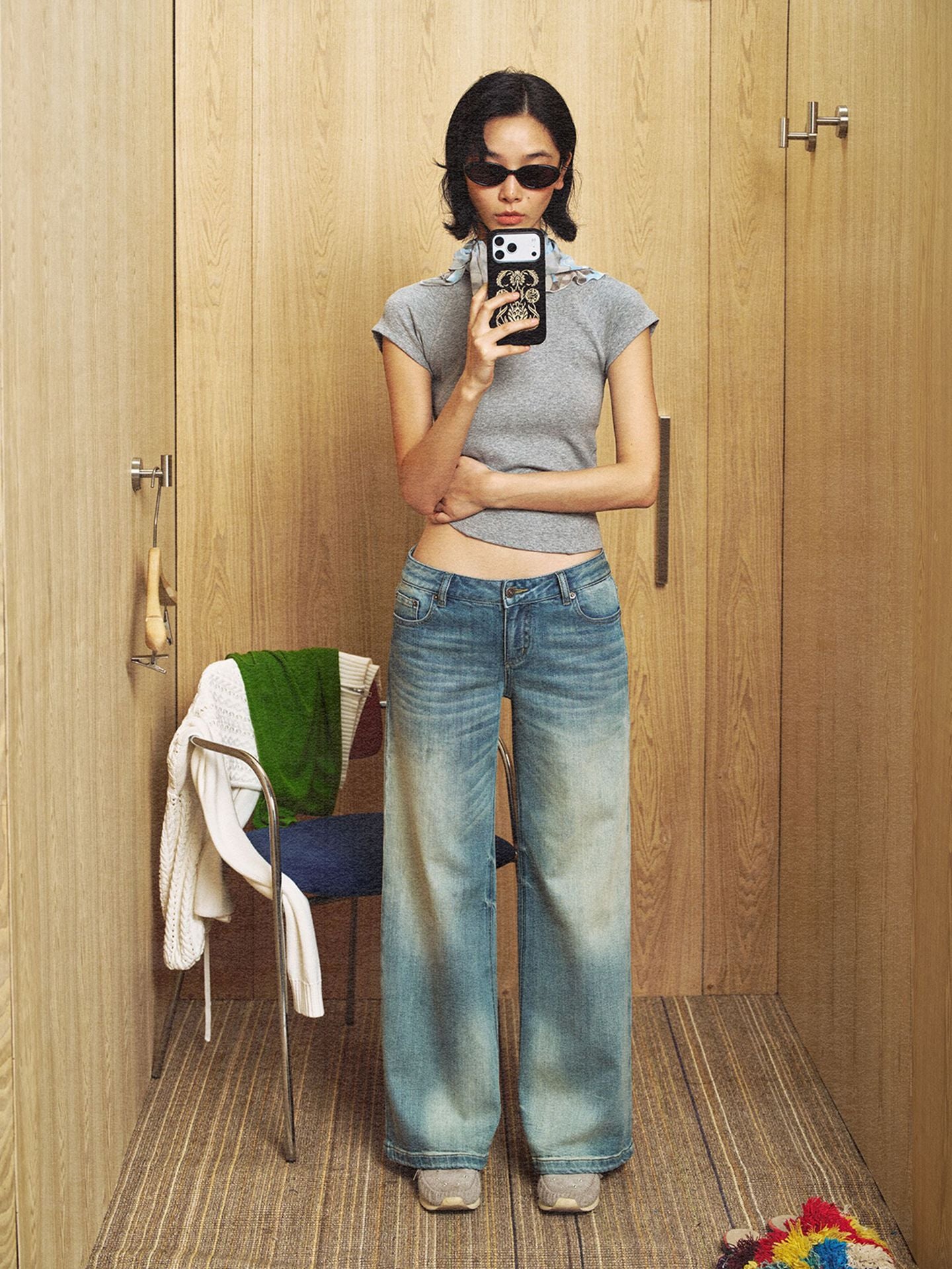 Low-rise Straight-leg Versatile Jeans