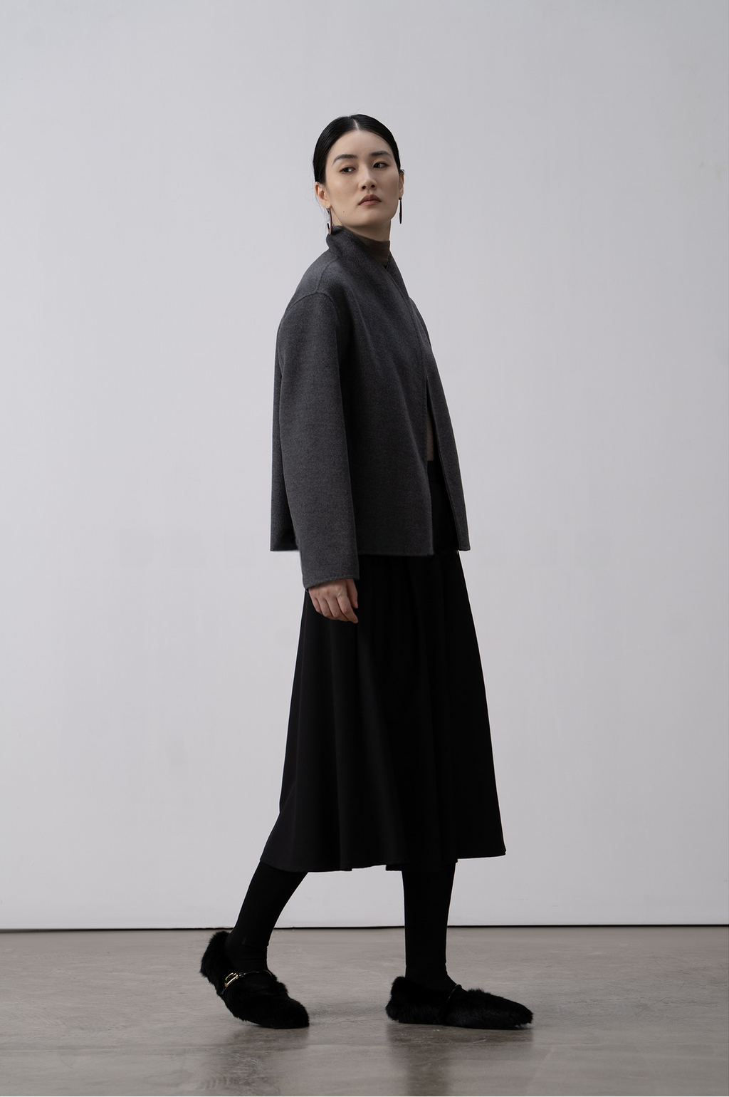Lightweight Double-sided Merino Wool & Cashmere Jacket