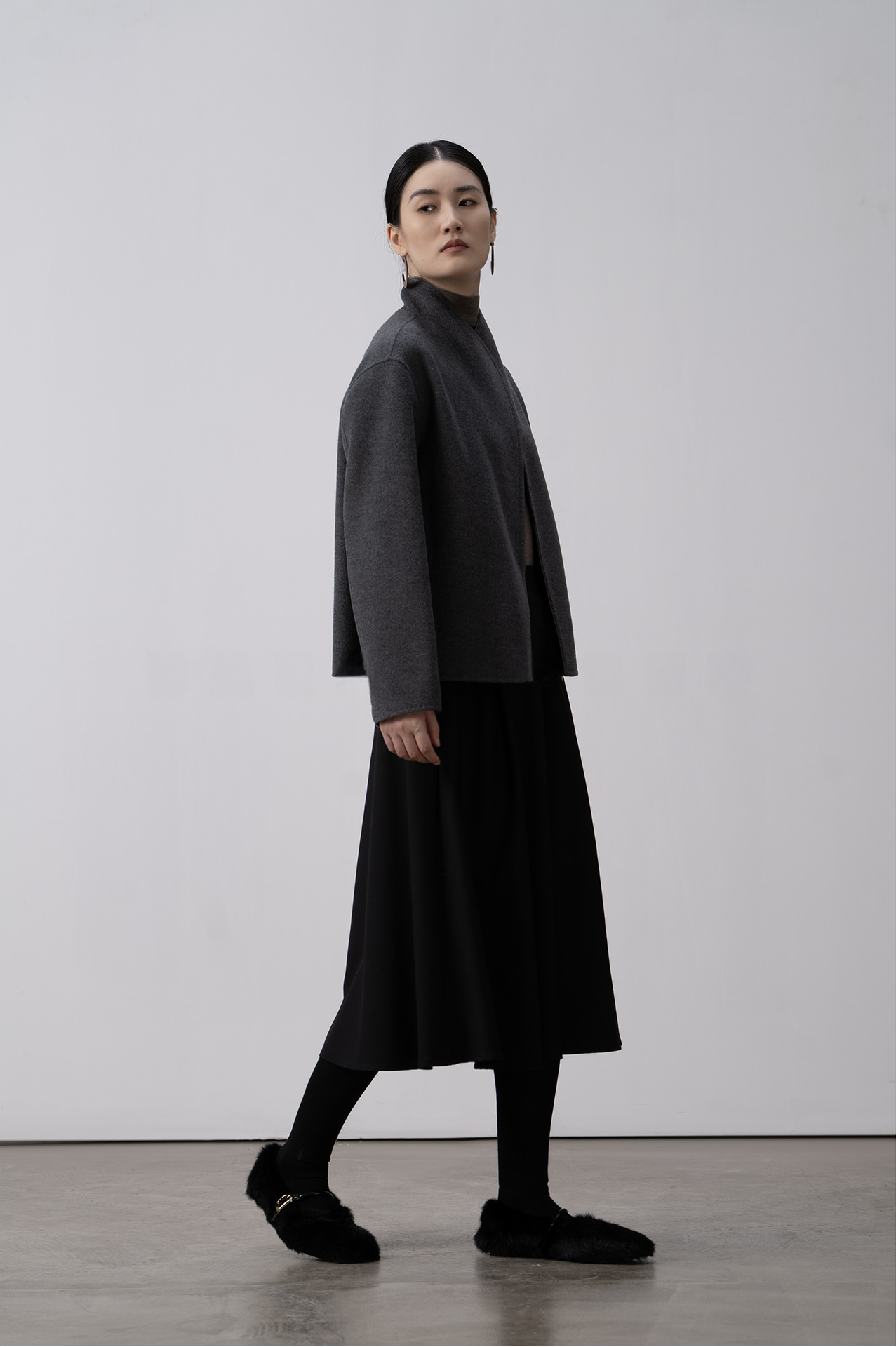 Lightweight Double-sided Merino Wool & Cashmere Jacket