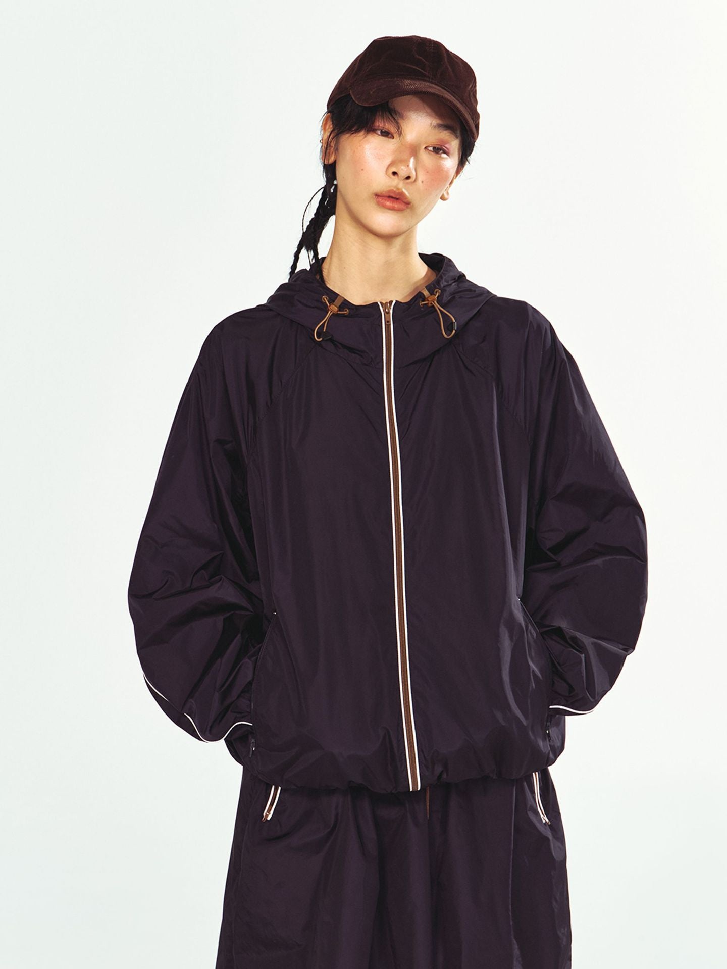 Unisex Stylish Sporty Long-sleeve Hooded Jacket