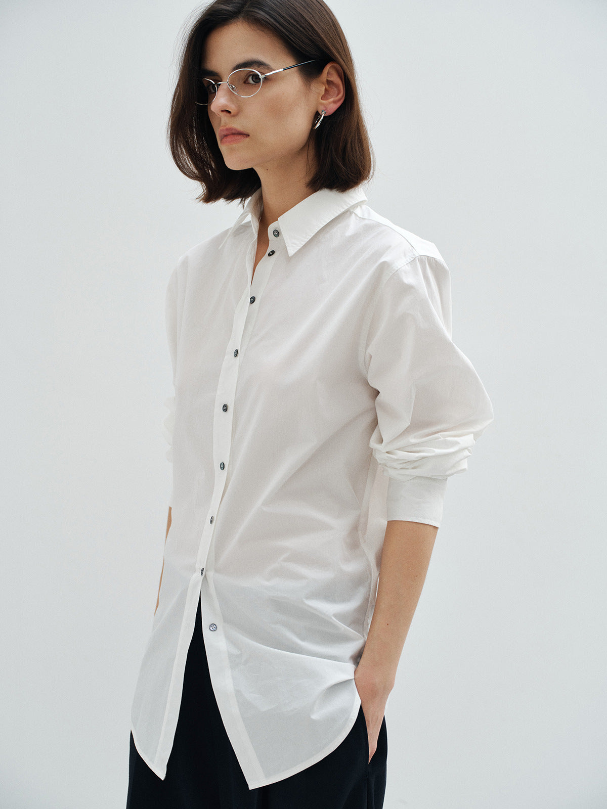 Classic Cotton Button-Up Shirt