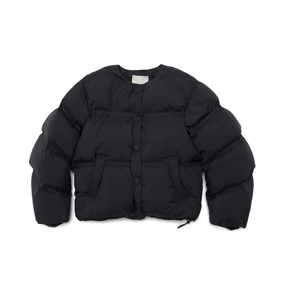 Cloud Puff Round-Neck Down Puffer Jacket
