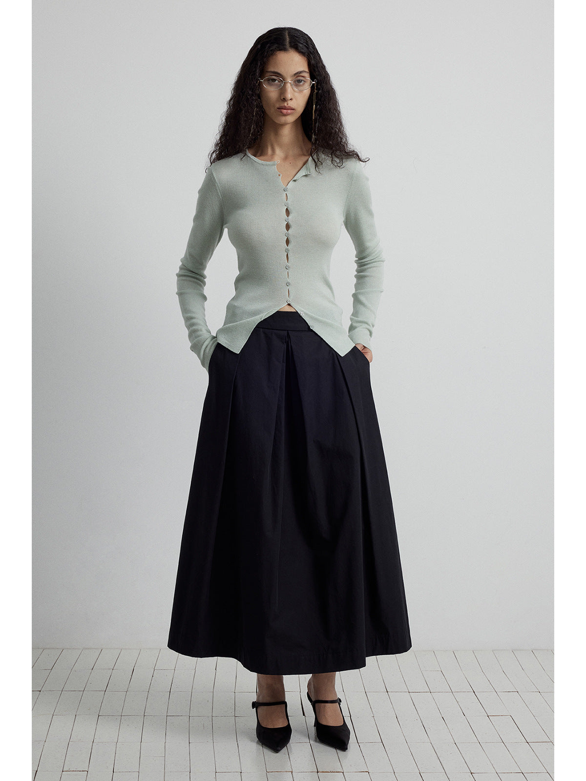 Folding Umbrella Skirt with Pockets
