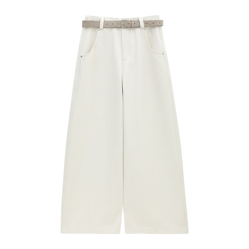 Wide-Leg Casual Style Pants