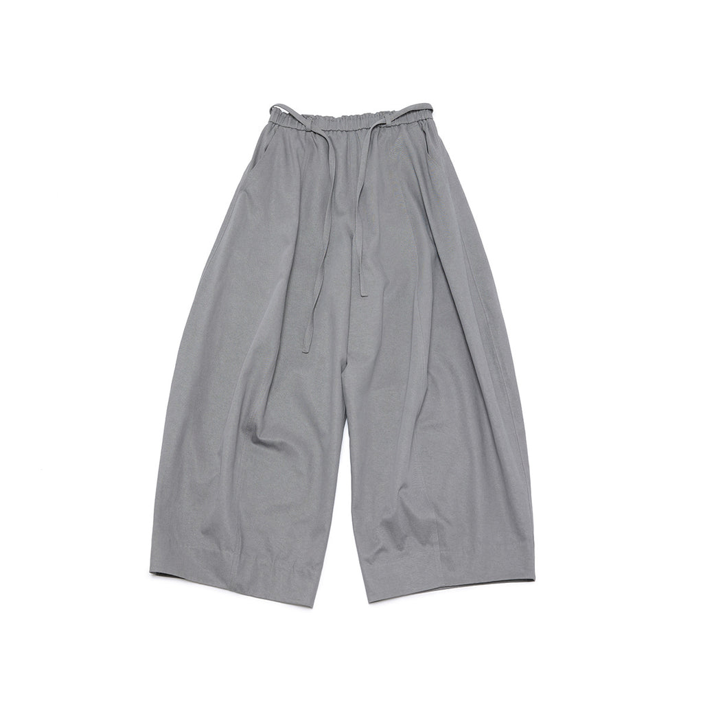 High-Waist Tie Relaxed Lantern Pants