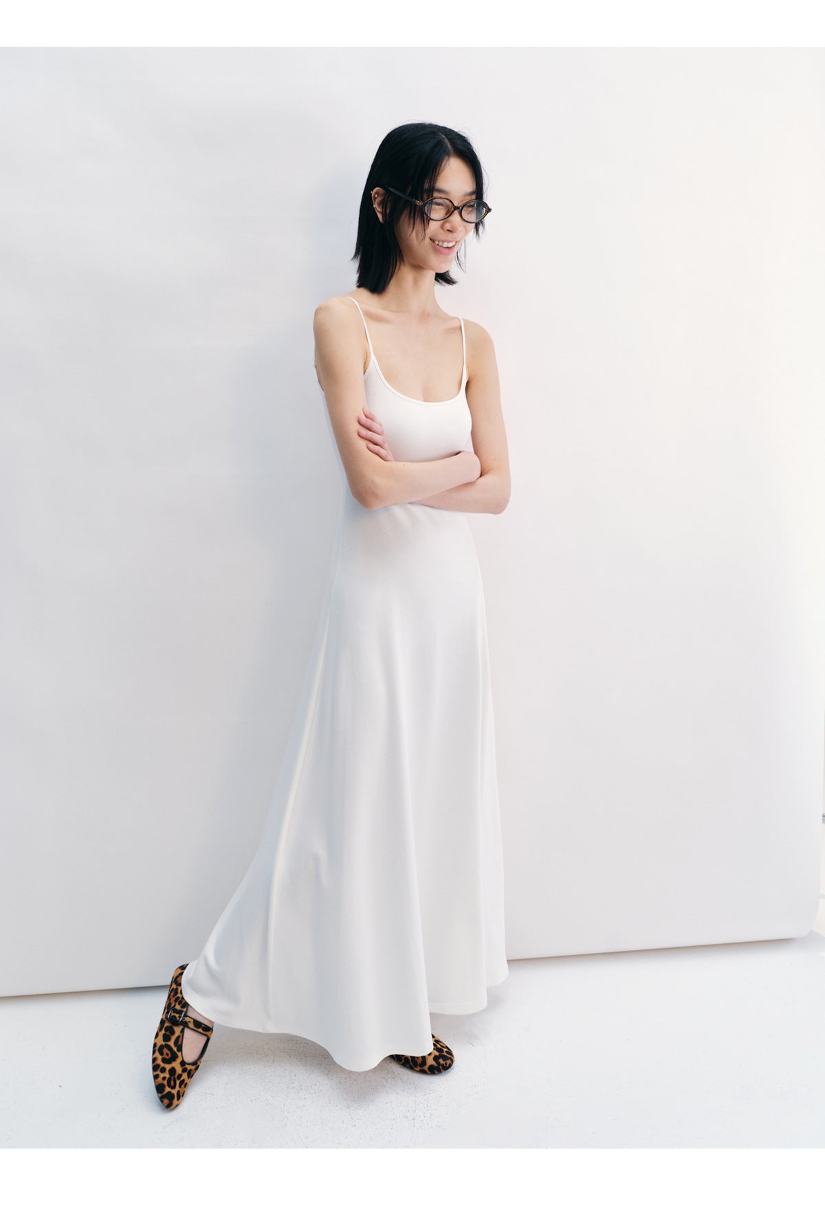 Casual Square Neck Cami Dress