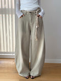 Wide-Leg Washed Baggy Jeans