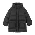 Ultra-Soft Cloud Hooded Seamless Long Puffer Jacket with Pockets