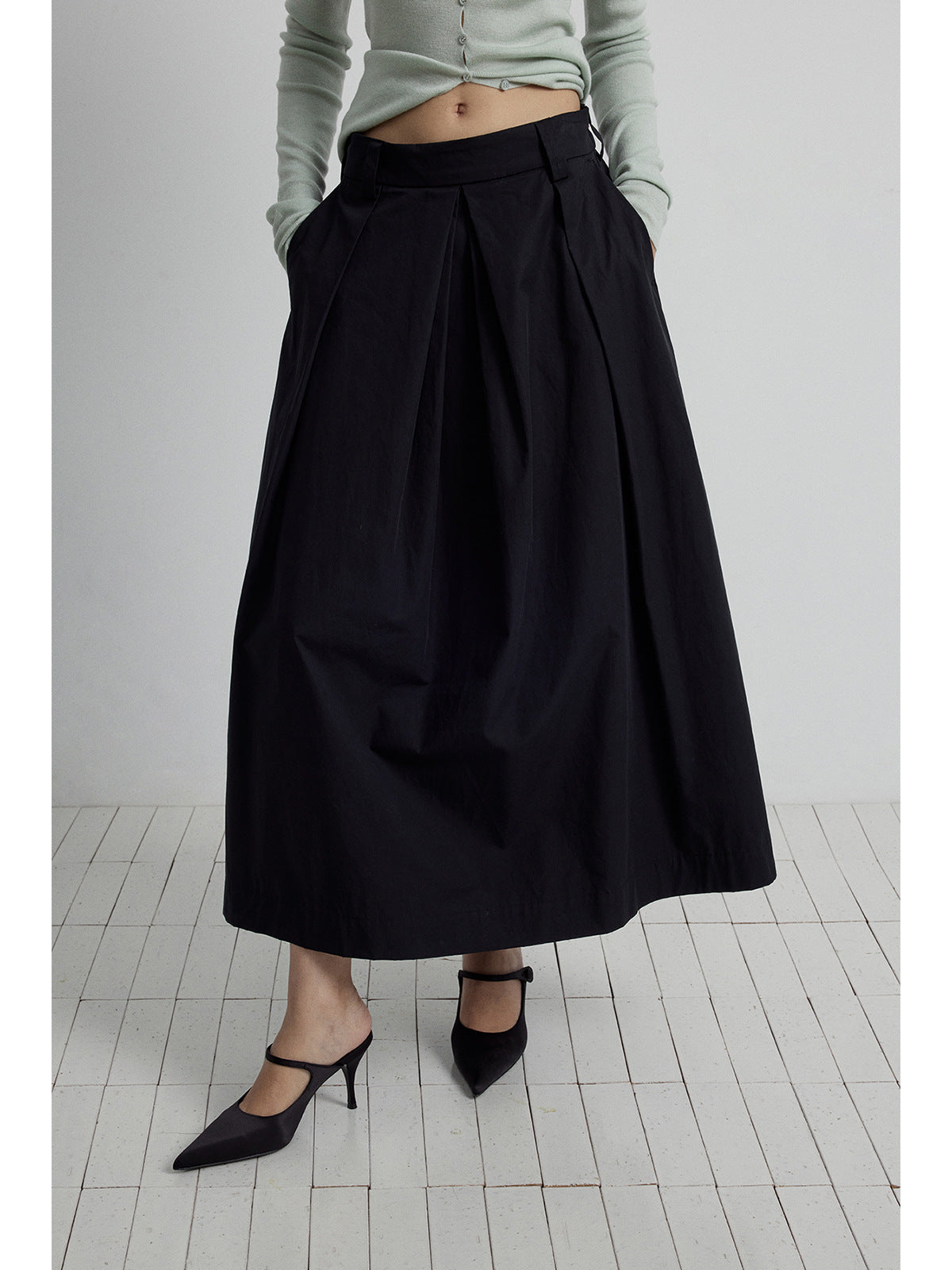 Folding Umbrella Skirt with Pockets