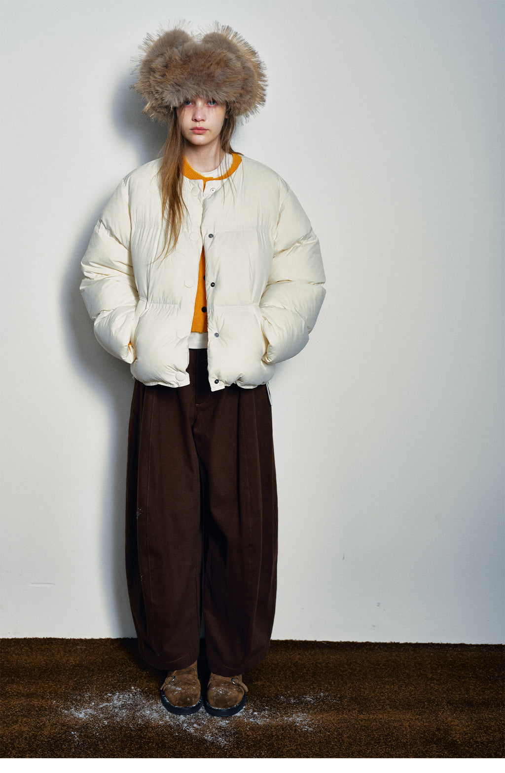 Cloud Puff Round-Neck Down Puffer Jacket