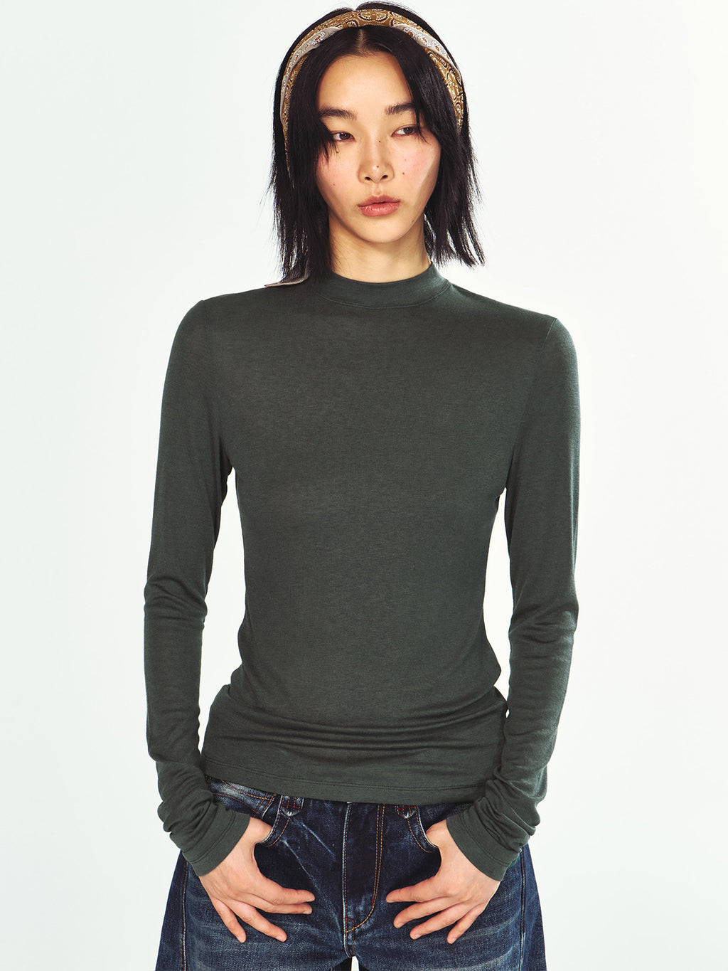 Half-Turtleneck Base Layer Long-sleeve Shirt